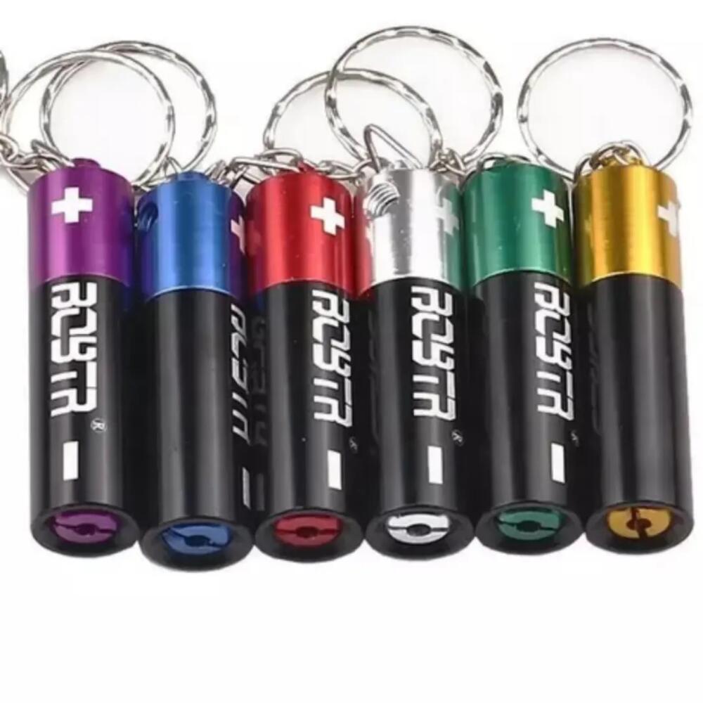 3" METAL TOBACCO SMOKING PIPE PORTABLE KEYCHAIN BATTERY Display